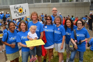 St. Paul Federation of Teachers members at the March for Equity included Kimberly Colbert, Leah Lindemann, President Denise Rodriguez, Rebecca Bauer, Sue Snyder, Erica Schatzlein, Nick Faber and Ellen Olsen. 